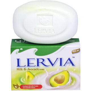 Lervia Enriched With Milk Protein And Avocado Extract Soap - 90g