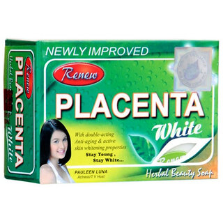 Renew Placenta White Anti Acne And Anti Ageing Skin Soap - 135gm