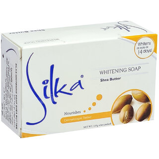Silka Shea Butter Whitening Soap - 135g