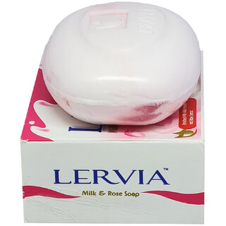 Lervia Enriched With Milk Protein And Rose Extract Soap - 90g