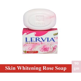 Milk Protein & Rose Extract Lervia Soap - 90g