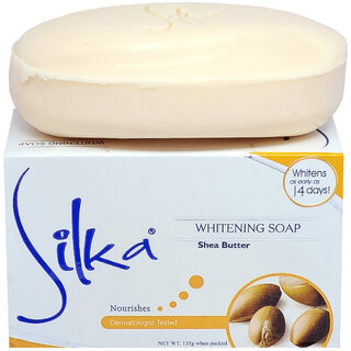 Silka Skin Whitening Shea Butter Soap (135gm)