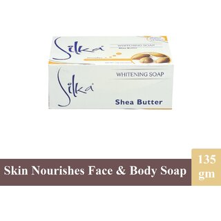 Skin Whitening Shea Butter Silka Soap (135gm)