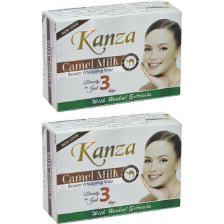 Kanza Camel Milk Whitening With Herbal Extract Soap - 90g (Pack Of 2)
