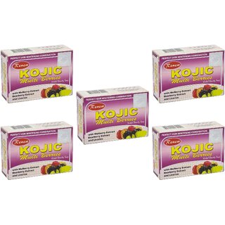 Renew Kojic Multi Berries Herbal Beauty Soap - 135g (Pack Of 5)