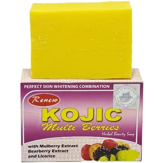 Renew Kojic Multi Berries Herbal Beauty With Mulberry, Bearberry & Licorice Soap - 135g