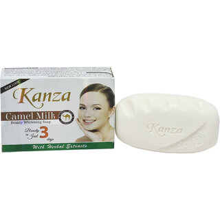 Skin Whitening Camel Milk Kanza Herbal Soap (90g)