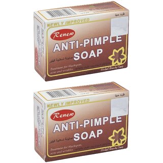 Renew Anti Pimple Herbal Beauty Soap - 135g (Pack Of 2)