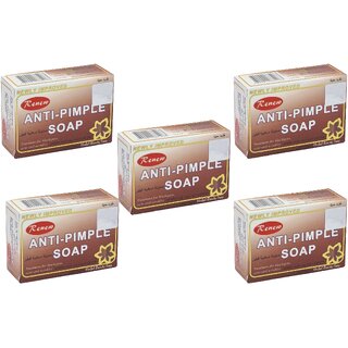 Renew Anti Pimple Herbal Beauty Soap - 135g (Pack Of 5)