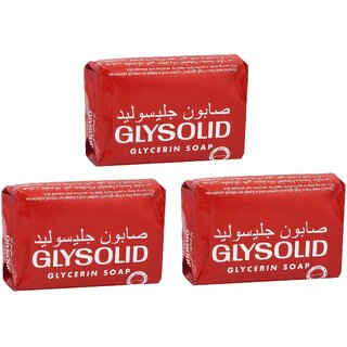 Glysolid Glycerin Soap - 125g (Pack Of 3)
