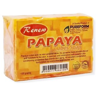 Skin Papaya Cubes Renew Soap - 135gm