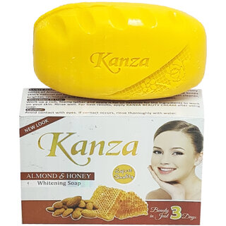 Almond  Honey Skin Whitening Kanza Soap - 90g