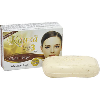 Kanza Gluta + Kojic Skin Whitening Soap - 90gm