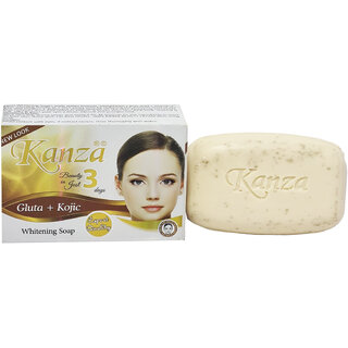 Kanza Skin Whitening Gluta + Kojic Herbal Soap - 90g