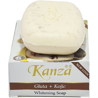Kanza Gluta + Kojic Skin Whitening Herbal Soap - 90gm