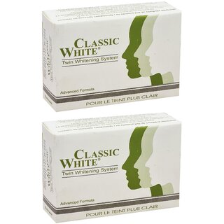 Classic White Twin Whitening Soap - 85gm (Pack Of 2)