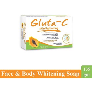 Skin Lightening With Papaya Gluta-C Soap - 135gm