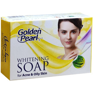 Golden Pearl Whitening For Acne  Oil Skin Soap - 100g