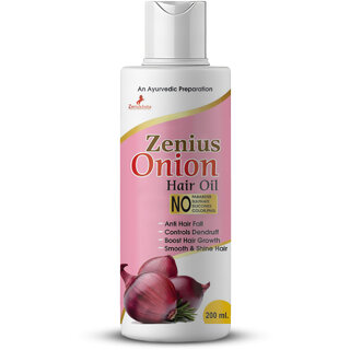 zenius onion hair oil for hair fall control