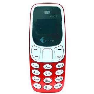ONME Mini 10 (Dual Sim, 1.68 Inches Display, 800mAh Battery, Red) - Mobile Phone | Buy online on ZillyBuy
