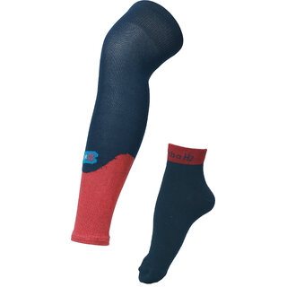 Brimba H2 Black Cotton Over the Knee Socks For Unisex - Socks | Buy online on ZillyBuy