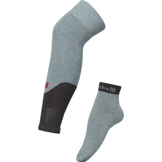 Brimba H2 Black Cotton Knee High Socks For Men  Women - Socks | Buy online on ZillyBuy