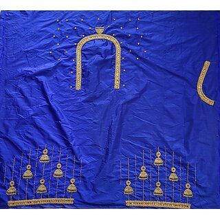 omsaifab cotton silk self design blouse material