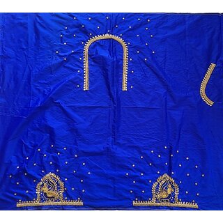 omsaifab cotton silk self design blouse material