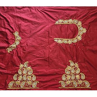 omsaifab cotton silk self design blouse material