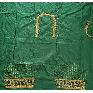 omsaifab cotton silk self design blouse material