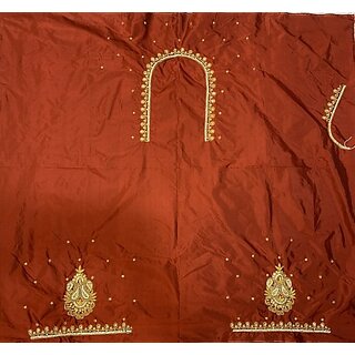 rr fabric cotton silk self design blouse material