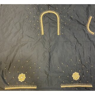 rr fabric cotton silk self design blouse material