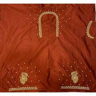 rr fabric cotton silk self design blouse material