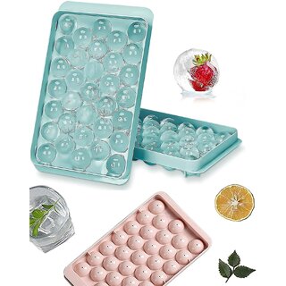 Round Ice Cube Tray Ice Ball Maker Mold for Freezer Chilling Cocktail, Whiskey, Coffee, Fruit Juice, Soft Drink (1 pc) - Cookware | Buy online on ZillyBuy