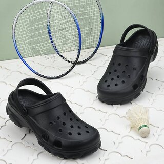 eastern club comfort anti skid clogs sandal for men black 