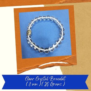 126 - VSP VASTU SAMADHAN -  CLEAR CRYSTAL BRACELET FOR CLEARITY OF MIND, IMPROVING FOCUS PROTECT FROM NEGATIVE ENERGY - Bangles & Bracelets | Buy online on ZillyBuy