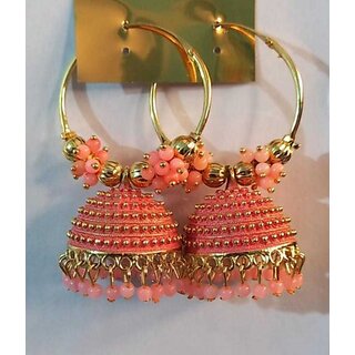 Multicolour Jhumki Earing 2 Alloy Jhumki Earring - Earrings | Buy online on ZillyBuy