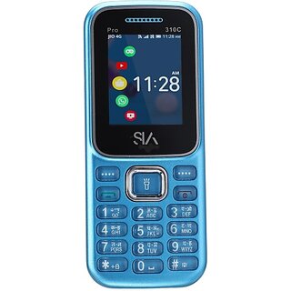 Sia Pro 310C (Dual Sim, 4.5 Cm (1.77 Inch) Display, 1050 Mah Battery, Blue) - Mobile Phone | Buy online on ZillyBuy