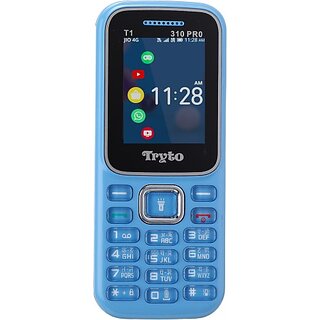 Tryto T1 310Pro (Dual Sim, 4.57 Cm (1.8 Inch) Display, 1000 Mah Battery, Dark Blue) - Mobile Phone | Buy online on ZillyBuy