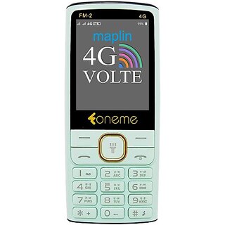 Oneme Fm02-4G (Dual Sim, 6.1 Cm (2.4 Inch) Display, 3000 Mah Battery, Green) - Mobile Phone | Buy online on ZillyBuy