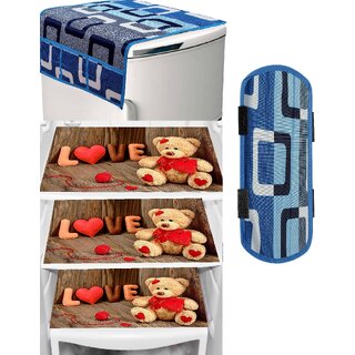 REVEXO Polyester Floral Pattern Fridge Covers - Home Improvement | Buy online on ZillyBuy