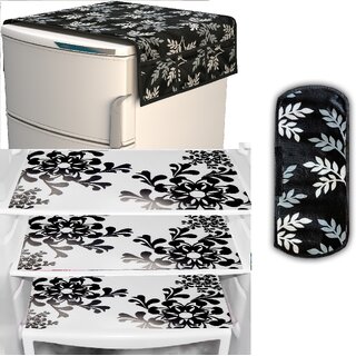 REVEXO Polyester Floral Pattern Fridge Covers - Home Improvement | Buy online on ZillyBuy