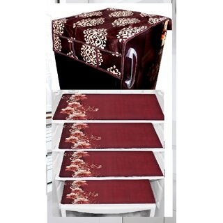 REVEXO Polyester Floral Pattern Fridge Covers - Home Improvement | Buy online on ZillyBuy
