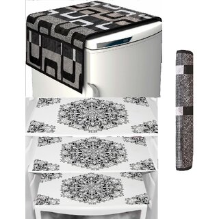REVEXO Polyester Floral Pattern Fridge Covers - Home Improvement | Buy online on ZillyBuy