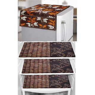 REVEXO Polyester Floral Pattern Fridge Covers - Home Improvement | Buy online on ZillyBuy