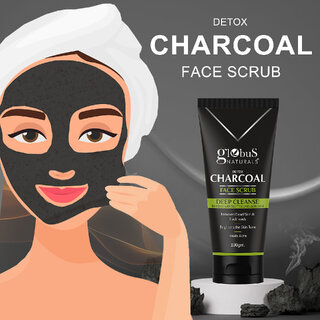 Detox Charcoal Face Scrub (100g) @ 89