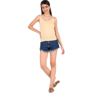 Latest Kids Mrd Designer Hub Solid Beige Cotton Camisole (Pack of 4) 2026 at ShopCircuit | ONDC