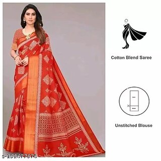 cotton silk saree with blouse