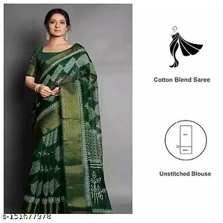 cotton saree with blouse