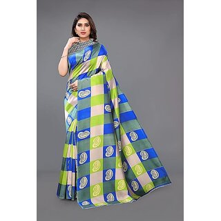 art silk saree with blouse